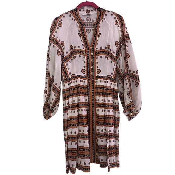 NYT SANDRO Ramata Linen & Silk Dress - Picture 5 of 10